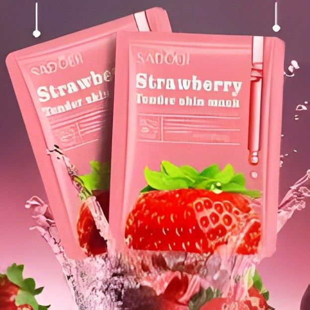 ماسک صورت سادور مدل توت فرنگی حجم 25 میلی لیتر - - 5