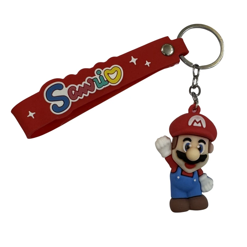 جاکلیدی مدل سیلیکونی سوپر ماریو طرح قارچ خور کد SpMari110