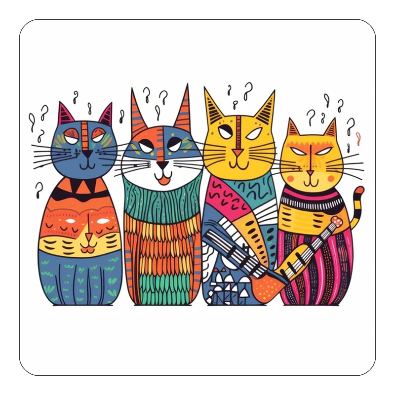 مگنت کاکتی طرح حیوانات رنگی مدل mp25519