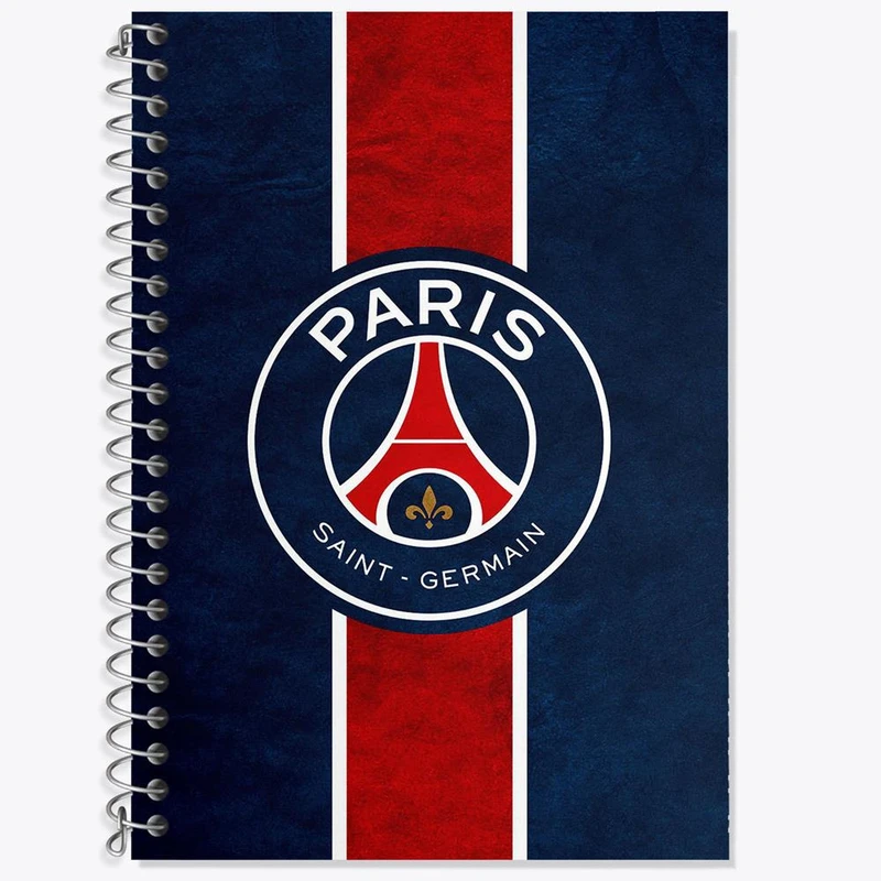 دفتر زبان 50 برگ خندالو مدل سه خط طرح باشگاه پاری سن ژرمن کد 26906