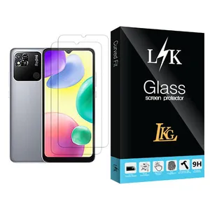 LKG LK Glass MIX002 Screen Protector For Xiaomi Redmi 10A Pack Of 2