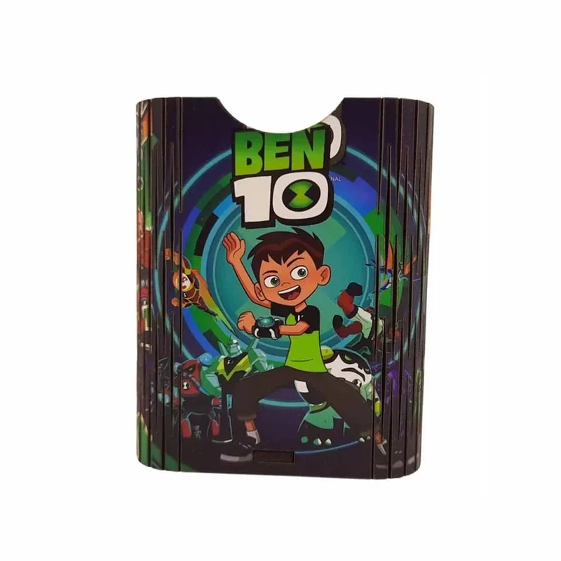 جامدادی مدل چوبی طرح بن 10