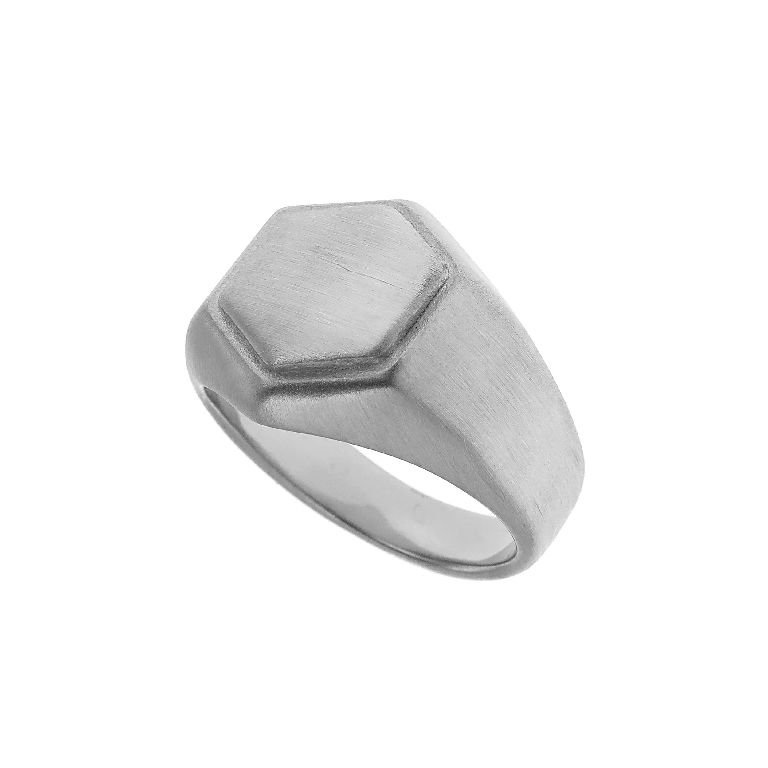 انگشتر مردانه مدل استیل سیلور360