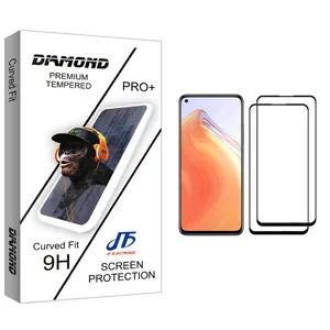 JF Diamond glass Screen Protector For Xiaomi Mi 10T 5G Pack Of 2