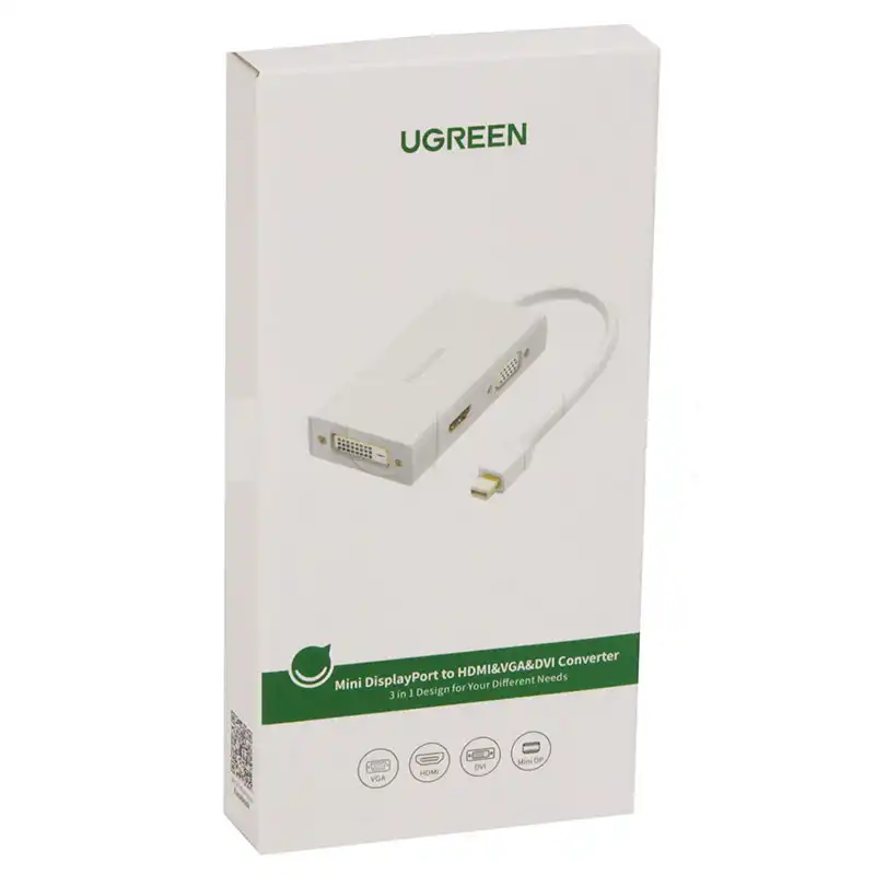 مبدل Mini DisplayPort به HDMI/ DVI / VGA یوگرین مدل MD114