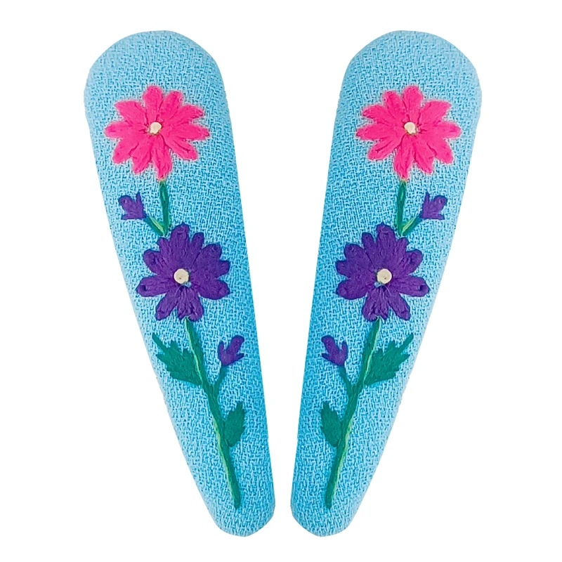 گیره مو زنانه مدل بهار کد a20 بسته 2 عددی