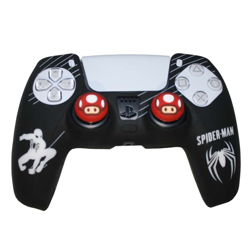 محافظ دسته پلی استیشن 5 مدل LB R spider man به همراه روکش آنالوگ