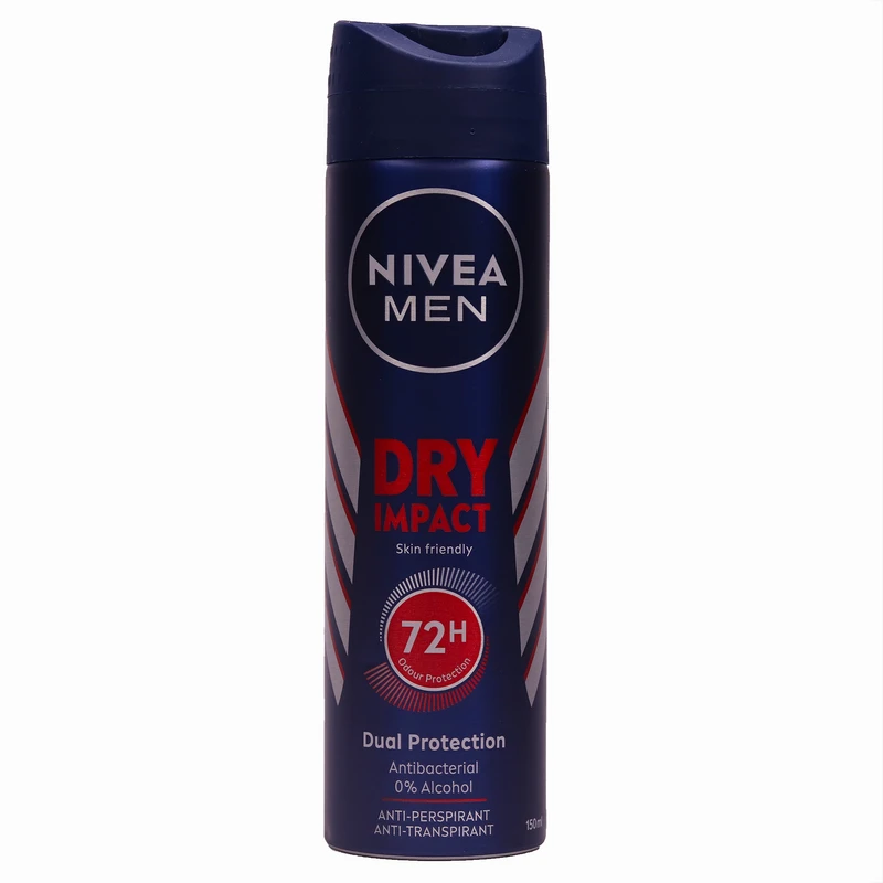 اسپری بدن مردانه نیوآ مدل dry impact  حجم 150 میلی لیتر