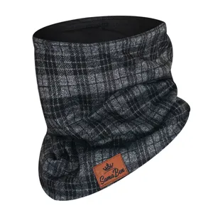 دستمال سر و گردن مدل چهارخونه درشت