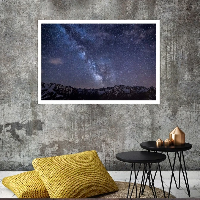 تابلو بکلیت طرح کهکشان راه شیری مدل قاب شاسی W-s8205