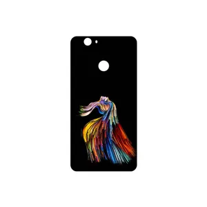 MAHOOT Rainbow Hair Digital Art Cover Sticker for Huawei Nova
