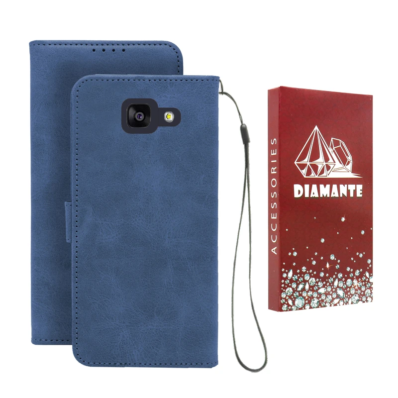 کیف کلاسوری دیامانته مدل Bandaviz Rd مناسب برای گوشی موبایل سامسونگ Galaxy A710 / A7 2016 به همراه بند آویز