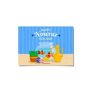 کارت پستال ماسا دیزاین مدل مدل postv167 طرح نوروز.سال نو مبارک