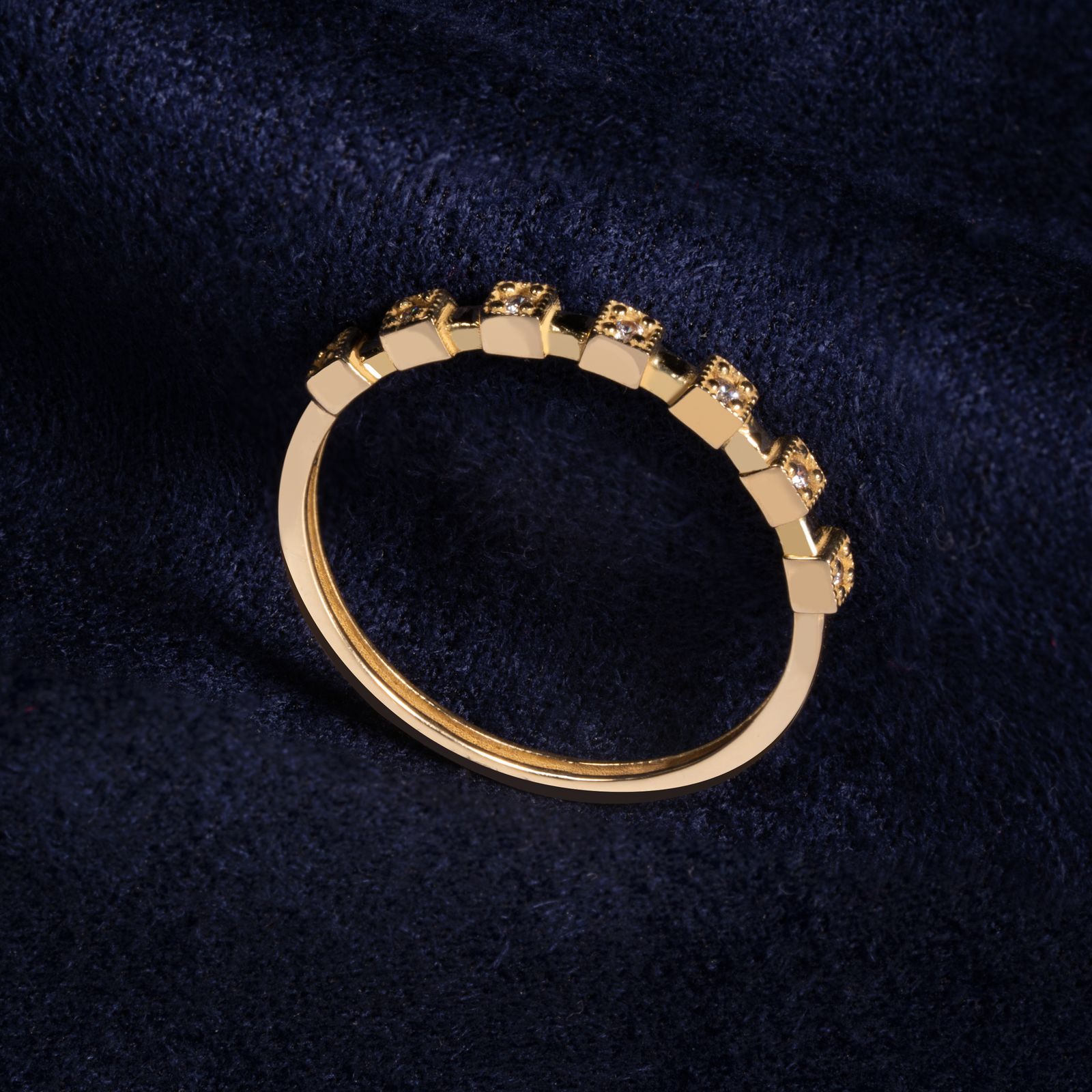 انگشتر طلا 18 عیار زنانه جواهری سون مدل 3215 -  - 3