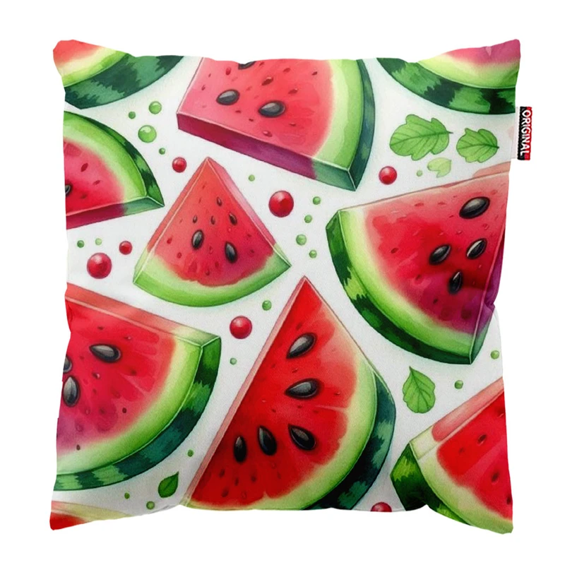 کوسن پاد آفرین طرح هندونه سایز 30*30 سانتی متر کد 1060