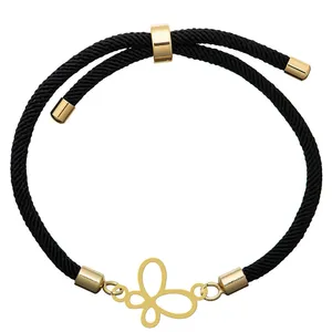 دستبند بندی زنانه هایکا مدل پروانه کد d.ha463