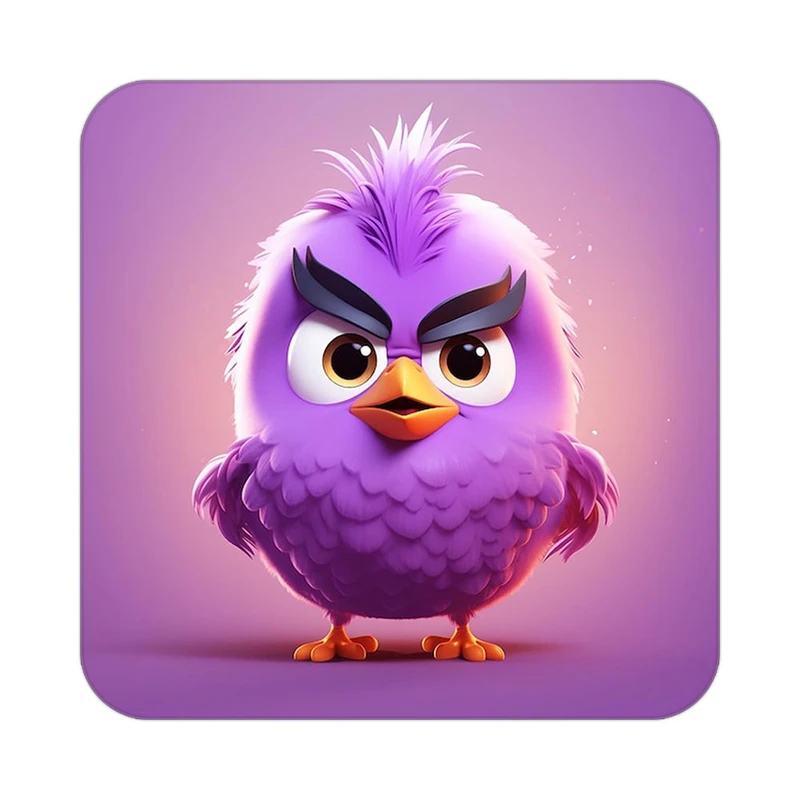 زیر لیوانی کاکتی طرح حیوانات کارتونی مدل mp27506