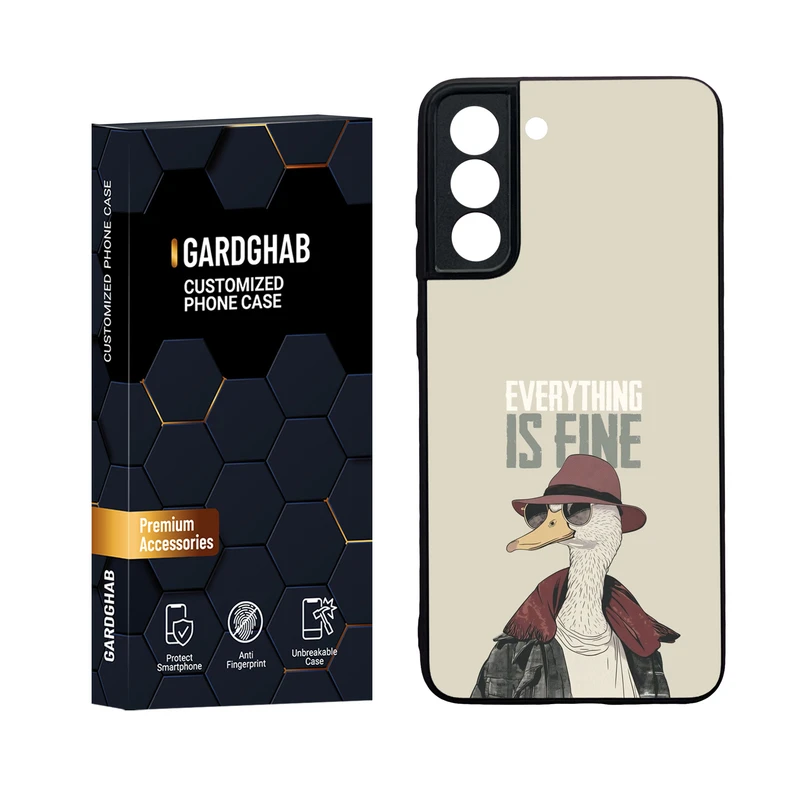  کاور گارد قاب مدل دور ژله ای پشت گلس پسرانه مناسب برای گوشی موبایل سامسونگ Galaxy S21 FE