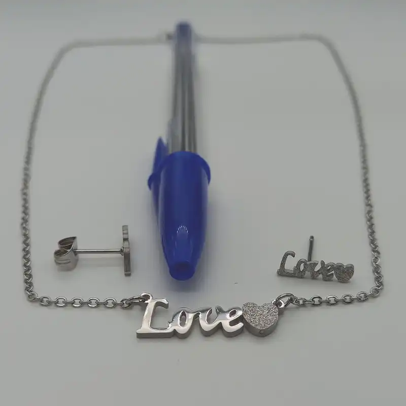 نیم ست زنانه طرح Love مدل NSZ109