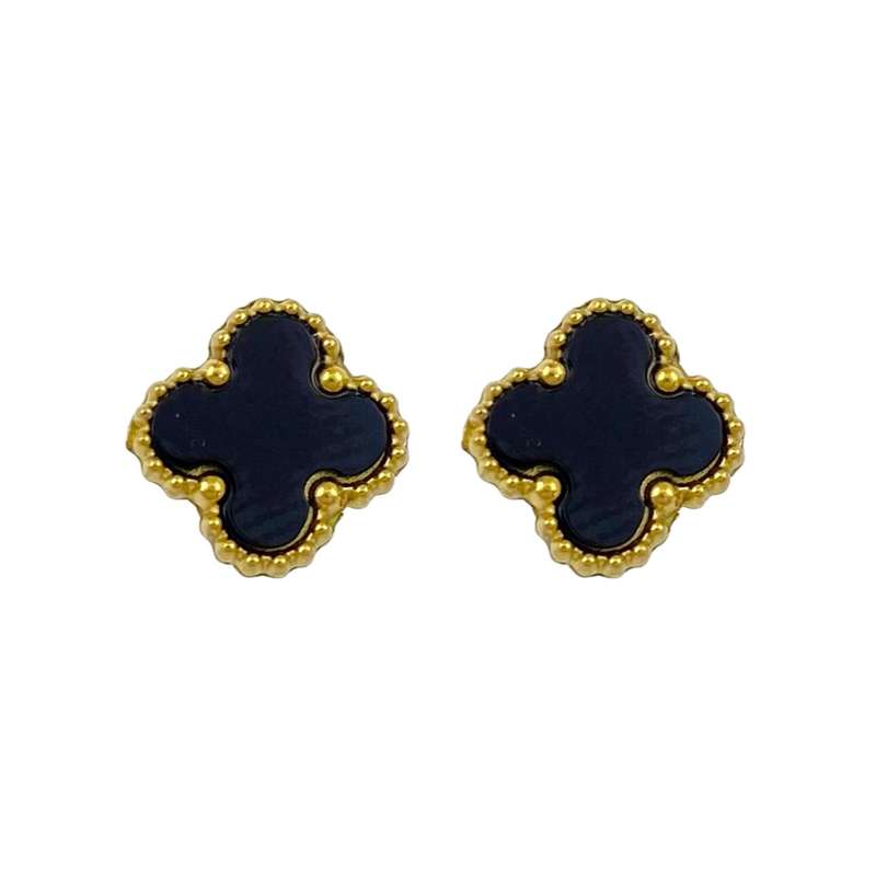 گوشواره زنانه وای اس ایکس مدل گل چهارپر کد E4605