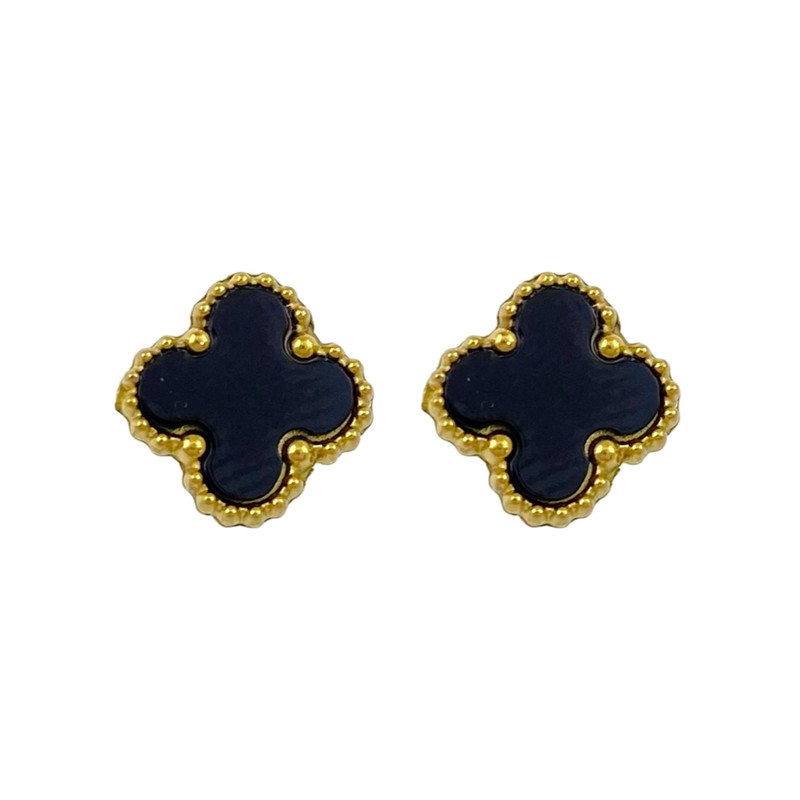 گوشواره زنانه وای اس ایکس مدل گل چهارپر کد E4605