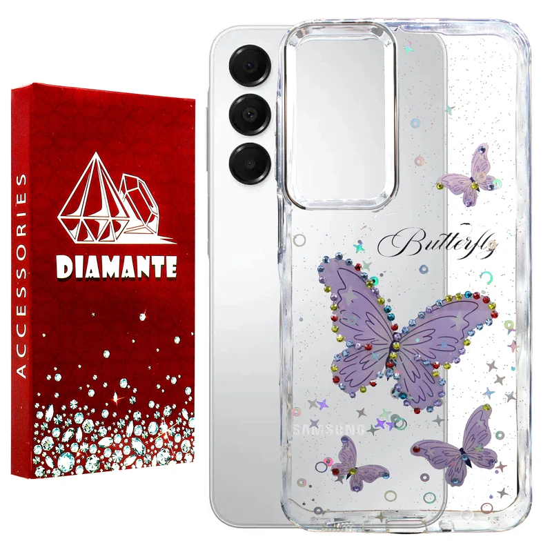کاور دیامانته مدل Butterfly Rd مناسب برای گوشی موبایل سامسونگ Galaxy A14