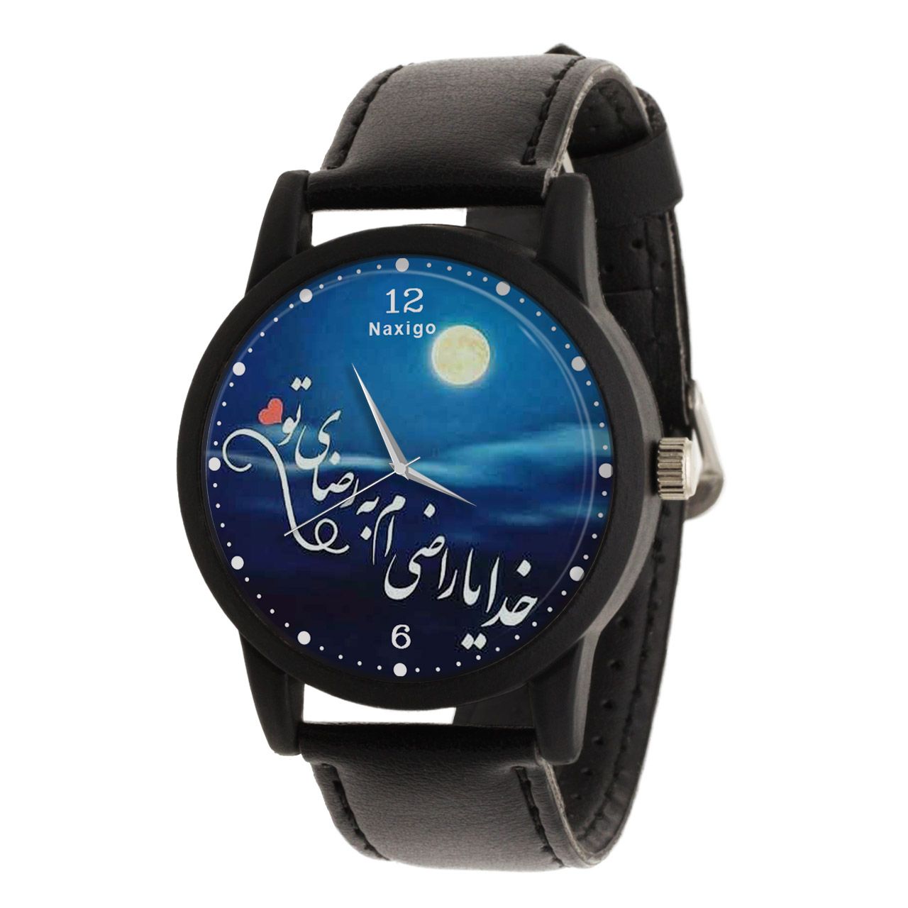 ساعت مچی عقربه ای ناکسیگو طرح خدایا راضی ام به رضای تو کد LF4264 -  - 1