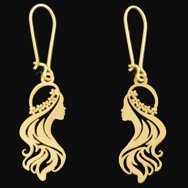 گوشواره طلا 18 عیار زنانه مدل 670135 گوشواره طلا 18 عیار زنانه مدل 670135