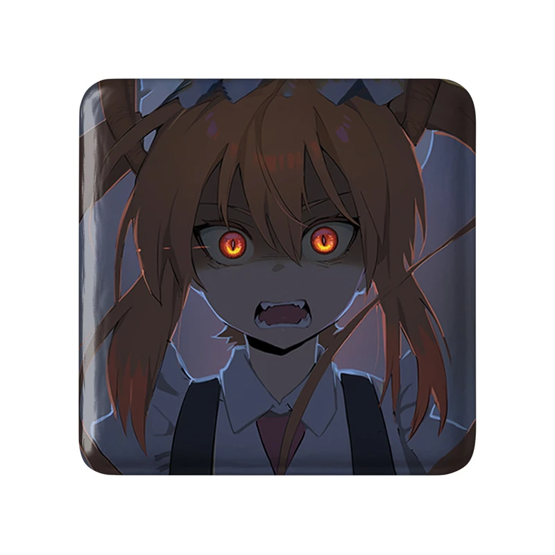 پیکسل خندالو طرح توهرو انیمه اژدهای خدمتکار کوبایاشی مدل مربعی کد 36295