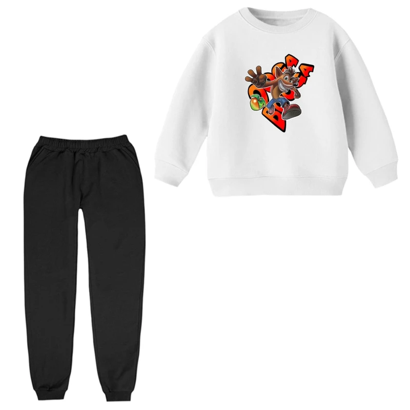 ست سویشرت و شلوار راحتی بچگانه مدل کراش کد 2  