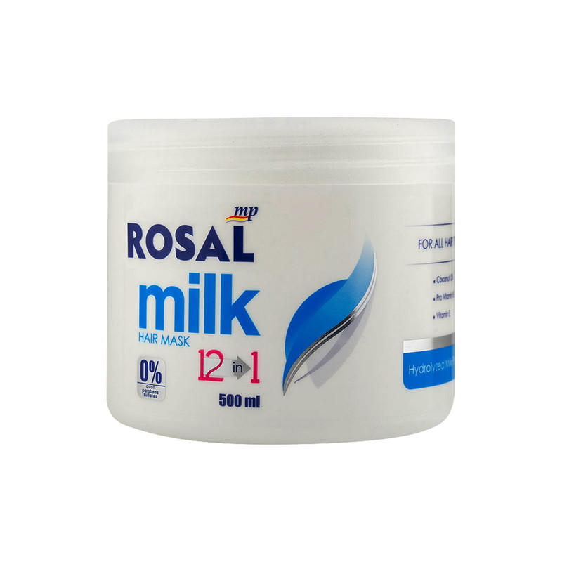 ماسک مو رزال مدل milk 12 in 1 حجم 500 میلی لیتر