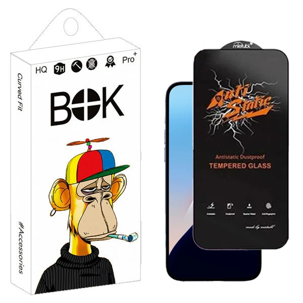 محافظ صفحه نمایش بوک مدل Antistatic Touch مناسب برای گوشی موبایل اپل Iphone 16 Pro