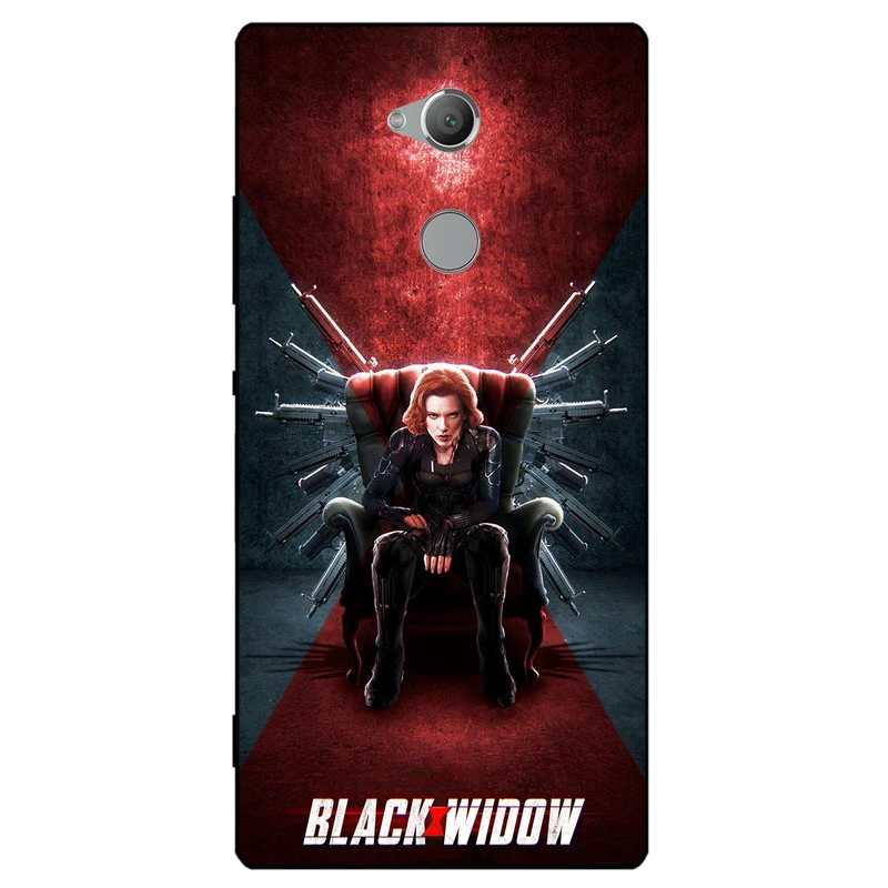 کاور مگافون طرح بیوه سیاه مدل 5423 مناسب برای گوشی موبایل سونی Xperia XA2