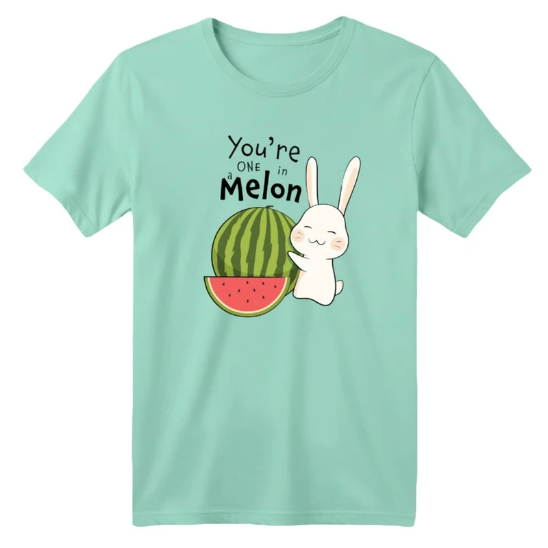 تی شرت آستین کوتاه بچگانه مدل خرگوش یلدایی کد 3