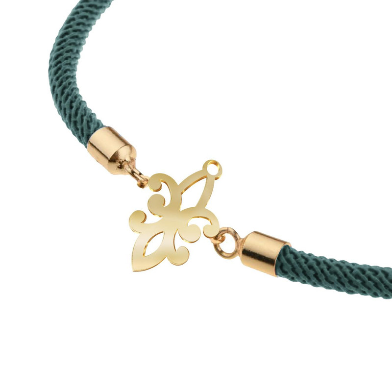 دستبند طلا 18 عیار زنانه مدوپد مدل اسلیمی کد D16-10625