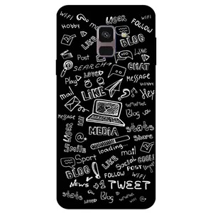 Megafone Social Media 1898 Cover For Samsung Galaxy A6 Plus 2018