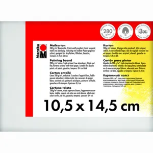 بوم نقاشی مستطیل مارابو مدل Postcard سایز 10.5 × 14.5 سانتی‌متر