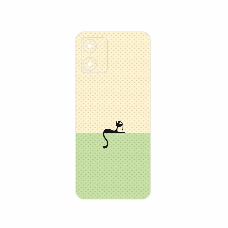 برچسب پوششی ماهوت مدل Minimal Internet Cat Icon مناسب برای گوشی موبایل موتورولا Moto E13