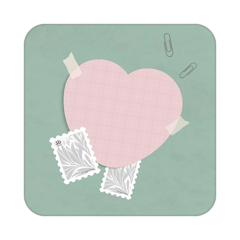 زیر لیوانی کاکتی طرح عاشقانه مدل mp36578