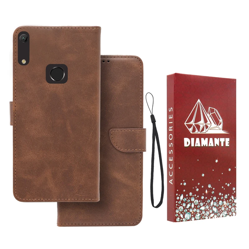 کیف کلاسوری دیامانته مدل Band Rd مناسب برای گوشی موبایل هوآوی Y6 2019 / Y6 Prime 2016 به همراه بندآویز