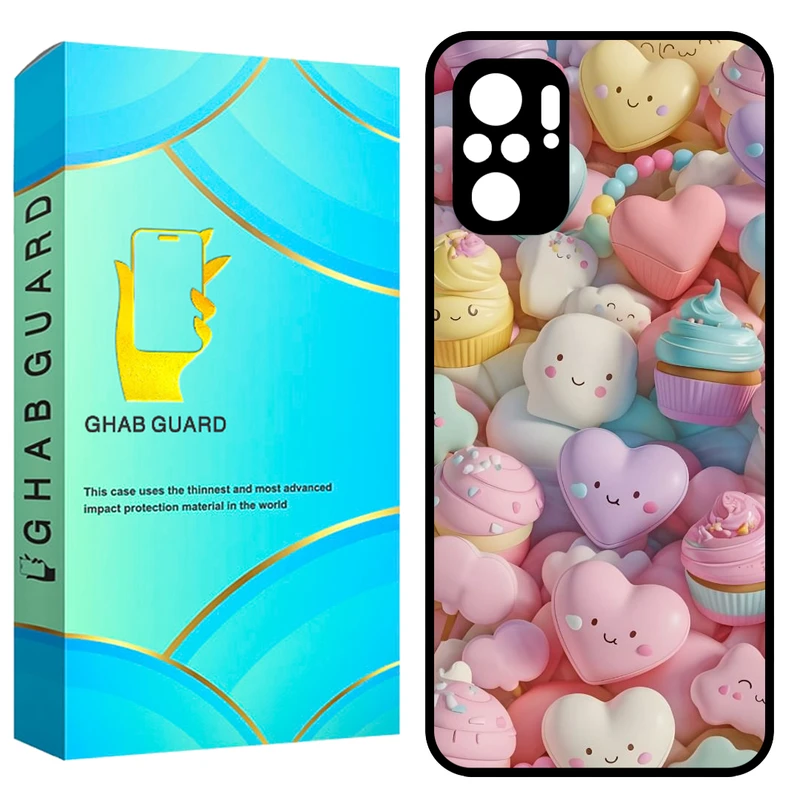 کاور قاب گارد طرح قلب مدل GN1020 مناسب برای گوشی موبایل شیائومی Redmi Note 10 4G / Redmi Note 10S / Redmi Note 11 SE India / Poco M5sB4