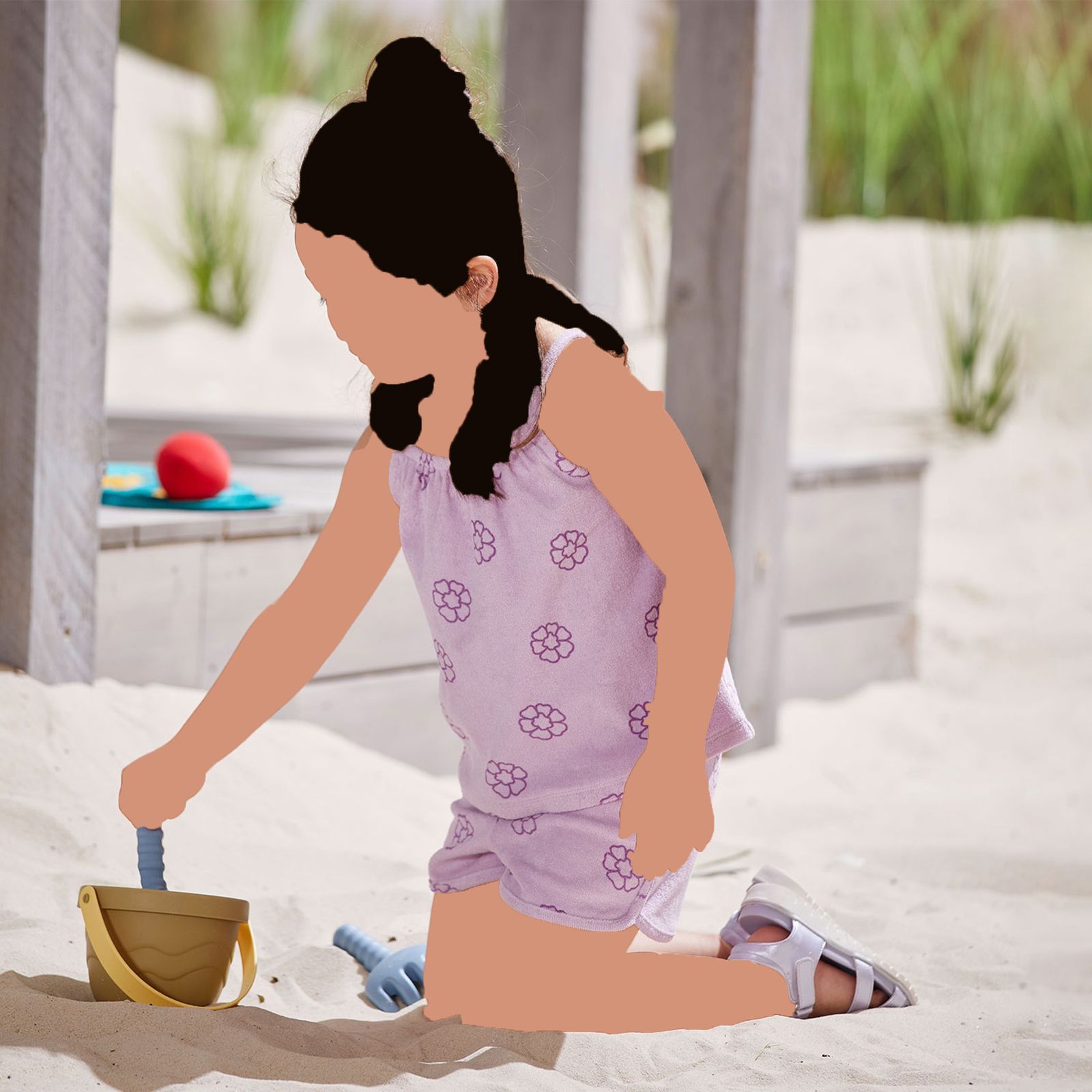 ست تاپ و شلوارک دخترانه الایو مدل SEP-BAUME03 - - 2