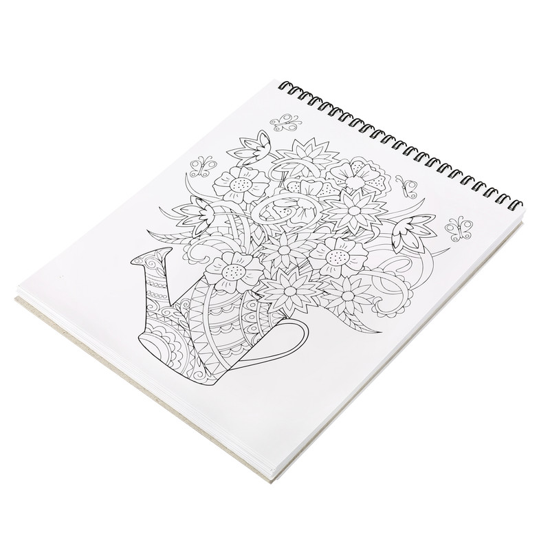 دفتر رنگ آمیزی ماندالا مدل گل