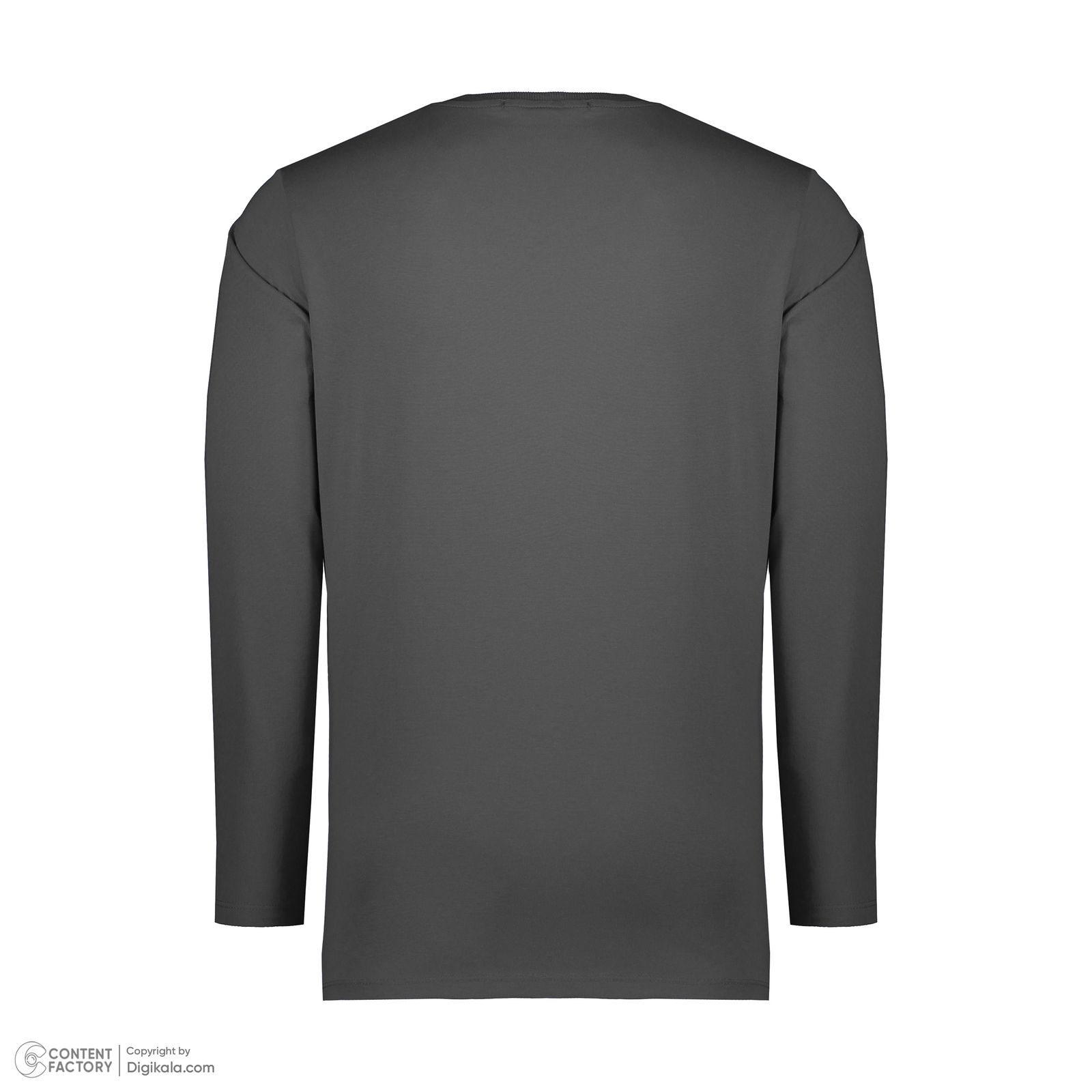 تی شرت آستین بلند مردانه باینت مدل 513-18 رنگ طوسی -  - 5