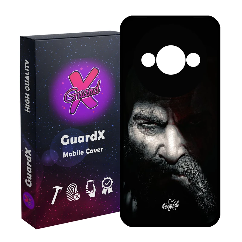 کاور گارد ایکس طرح God of War مدل Glass10418 مناسب برای گوشی موبایل شیائومی Redmi A3 4G/ A3X 4G/ Poco C61