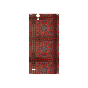 MAHOOT Embroidered Rug Cover Sticker for Sony Xperia C4