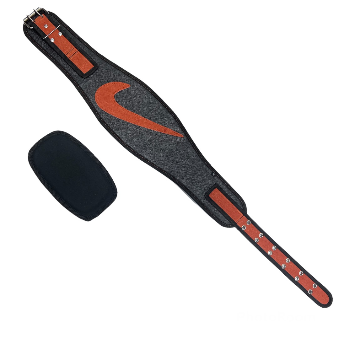 کمربند بدنسازی مدل چرم مصنوعی بالشدار NK-M