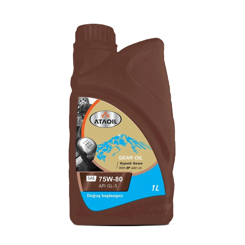روغن گیربکس دستی آتا اویل مدل 75w80 GL-5حجم 1 لیتر