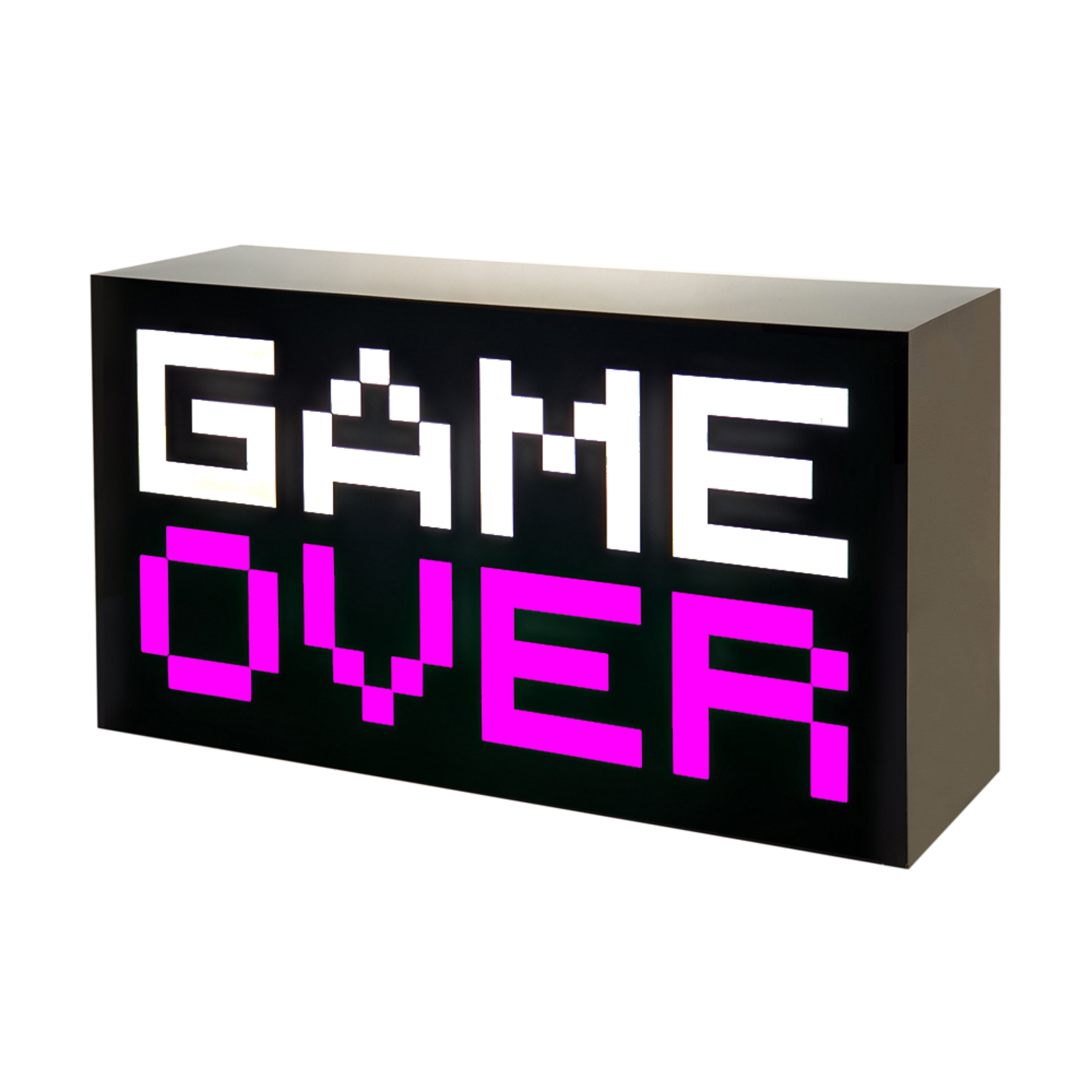 چراغ رومیزی مدل گیمینگ موزیکال 8 بیت طرح GAME OVER