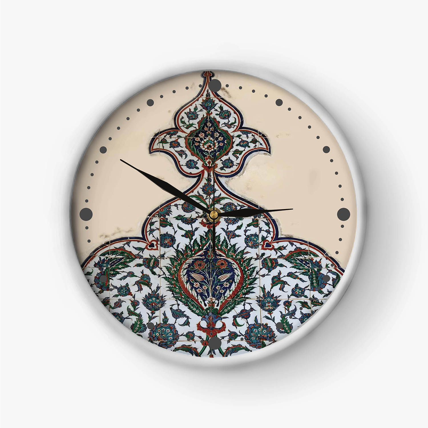 ساعت دیواری مدوپد طرح کاشی نگار مدل png00026